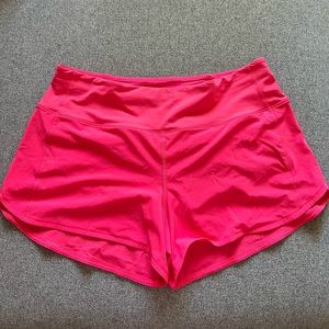 Lululemon Speed Up Shorts, High Rise 4”